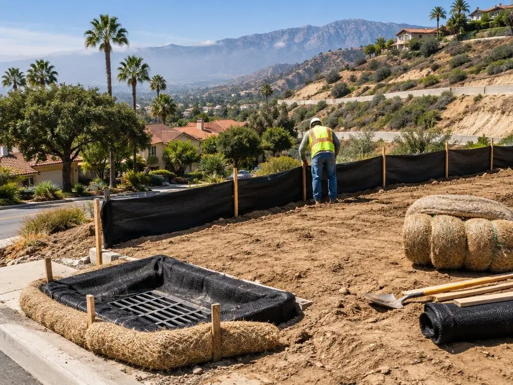 Silt Fence & Inlet Protection in Los Angeles, CA